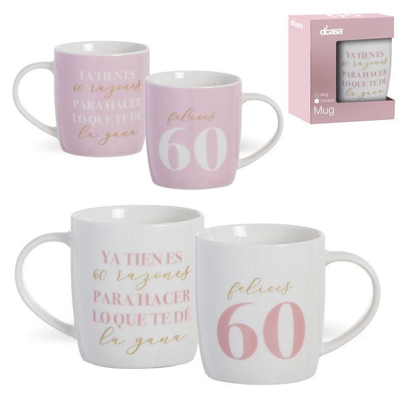 Mug 350ml 60 años 2m