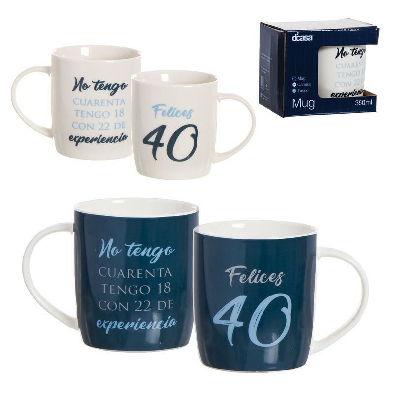 Mug 350ml 40 años 2m