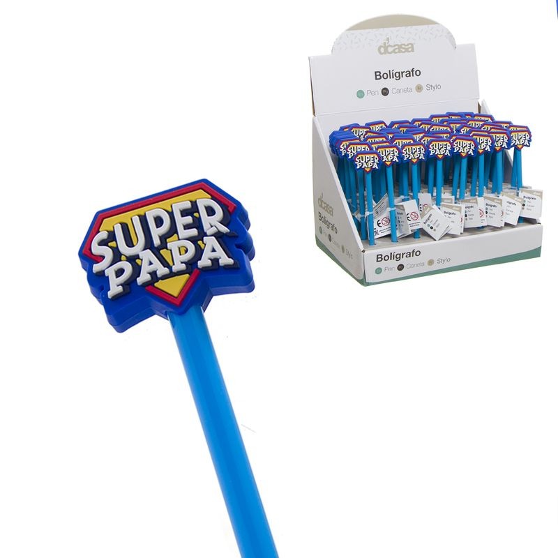 Boligrafo Super Papá. Regalo Para Padre Boligrafo Super Papá. Regalo Para Padre