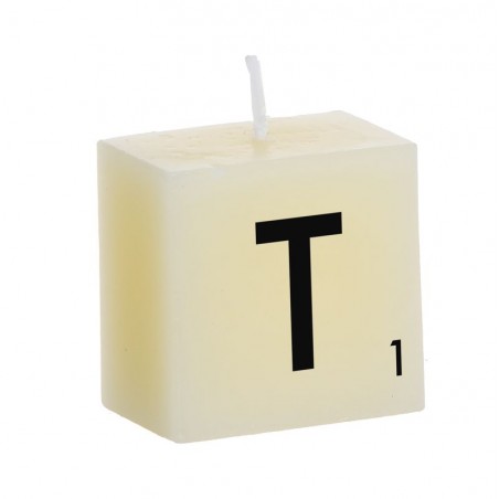 Vela letra t