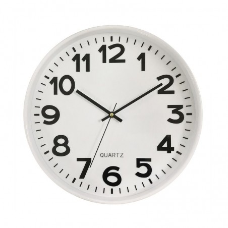 Reloj Pared 35cm Blanco