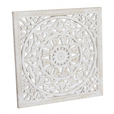 Panel Madera 40x40 Blanco