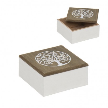 Caja Decorativa Mano Arbol De La Vida M