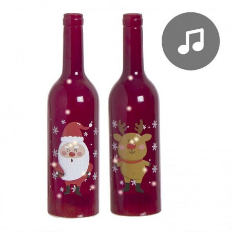 Botella musical led navidad 2m