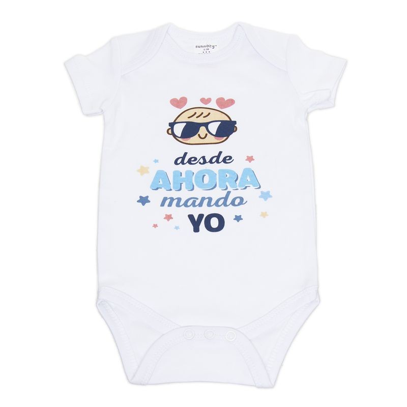 Body Bebe T. 0 9 Meses Ahora Mando Yo Body Bebe T. 0 9 Meses Ahora Mando Yo