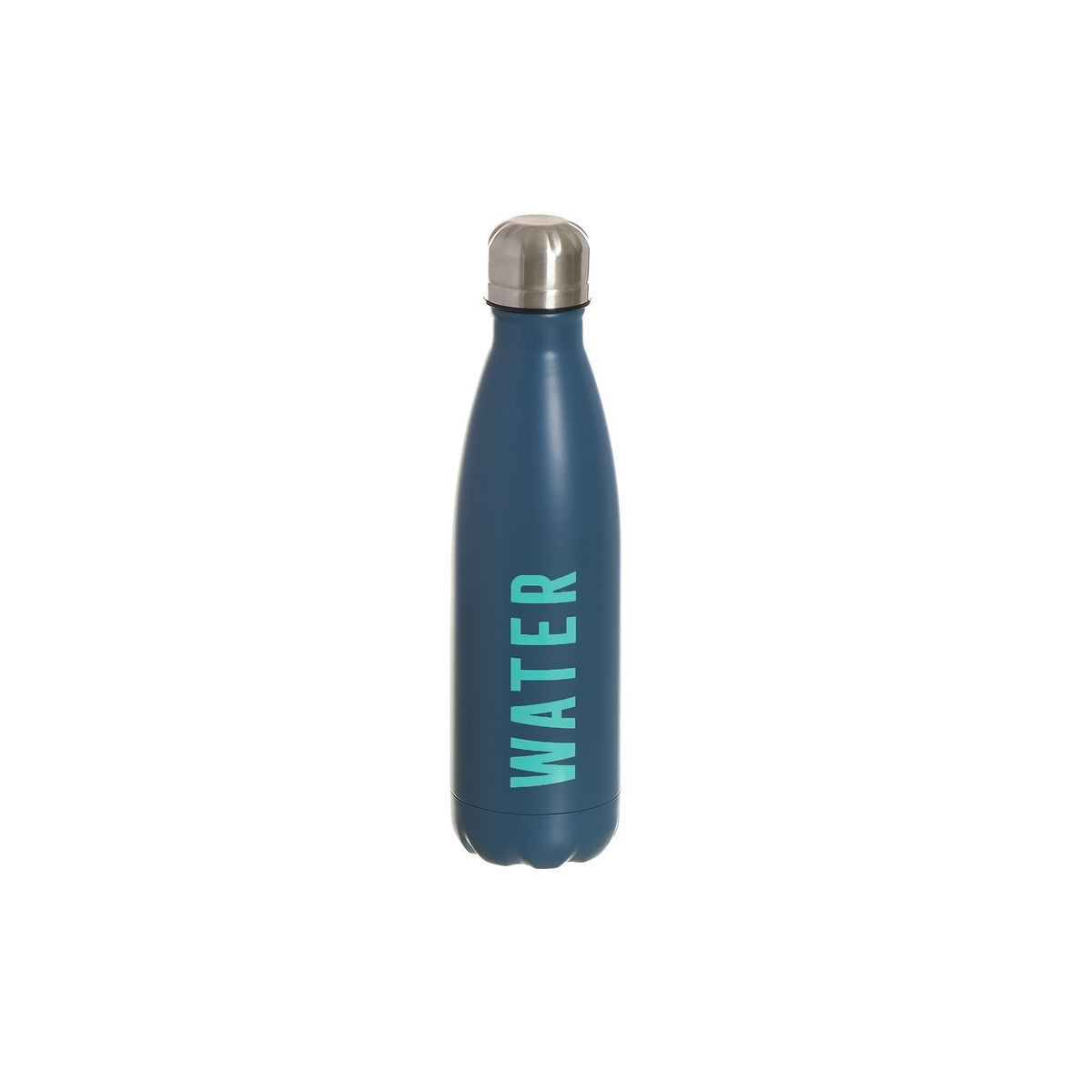 Botella acero inox. 500ml water azul