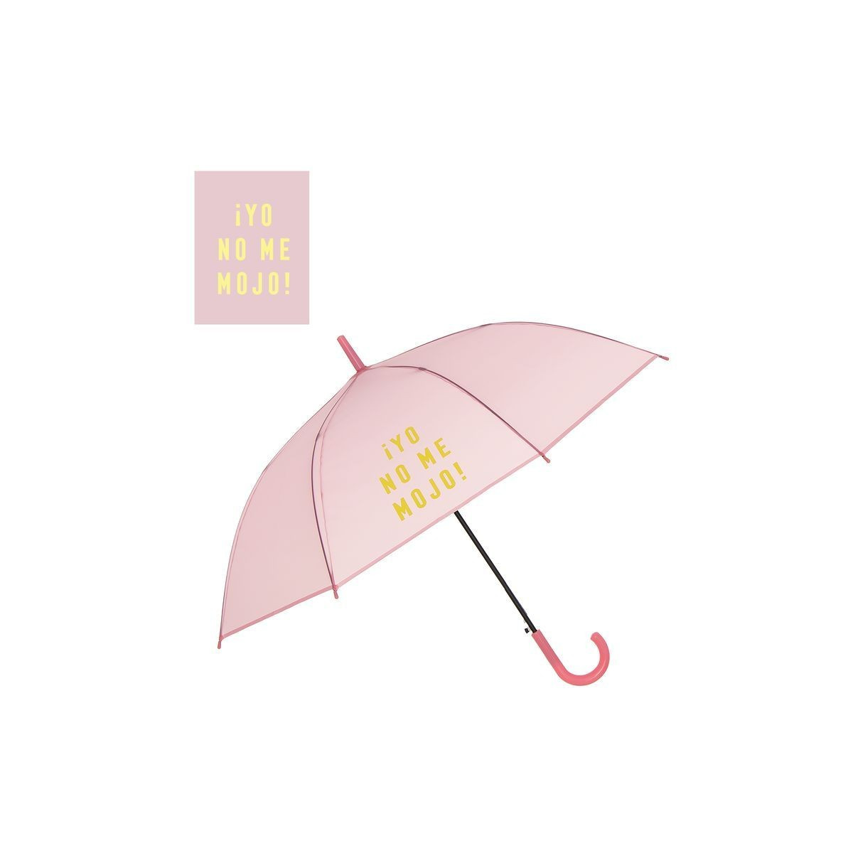 Paraguas antiviento rosa