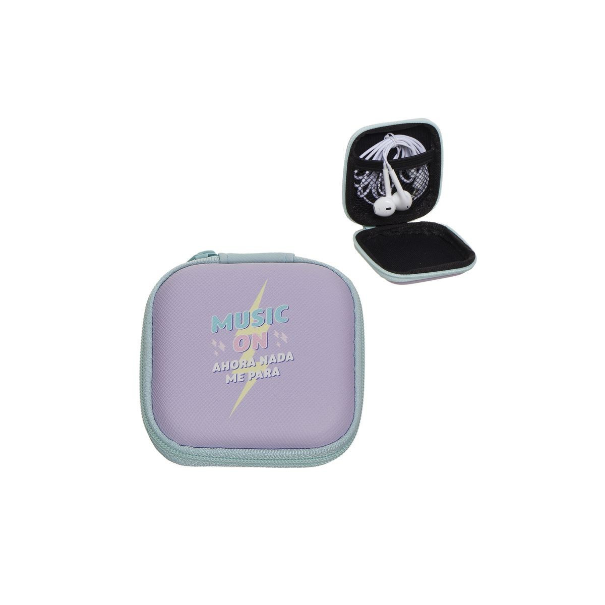 Auriculares con funda music on