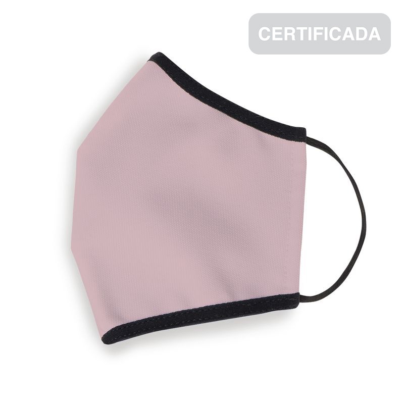 Mascarilla higienica reutilizable adulto rosa