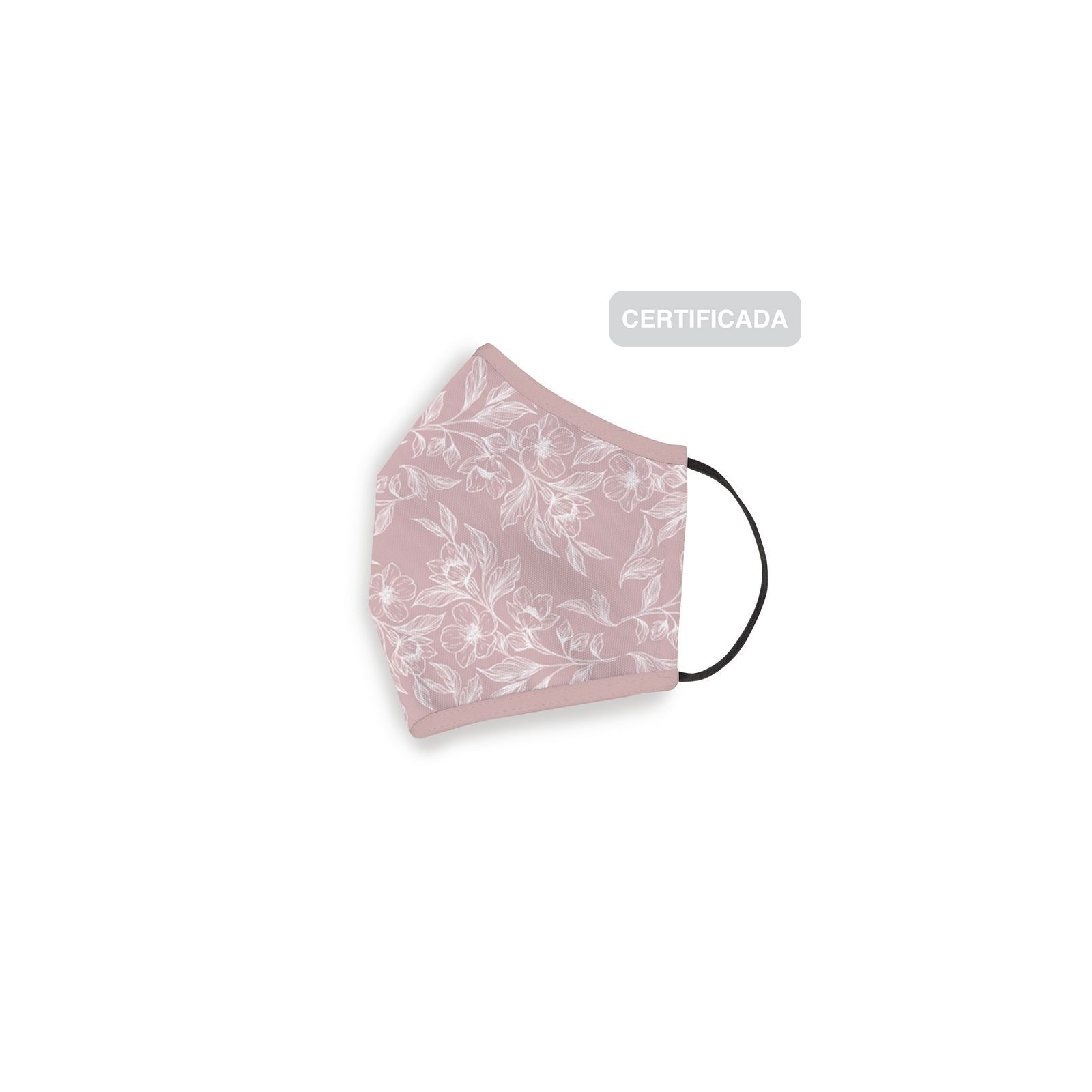 Mascarilla higienica reutilizable adulto floral