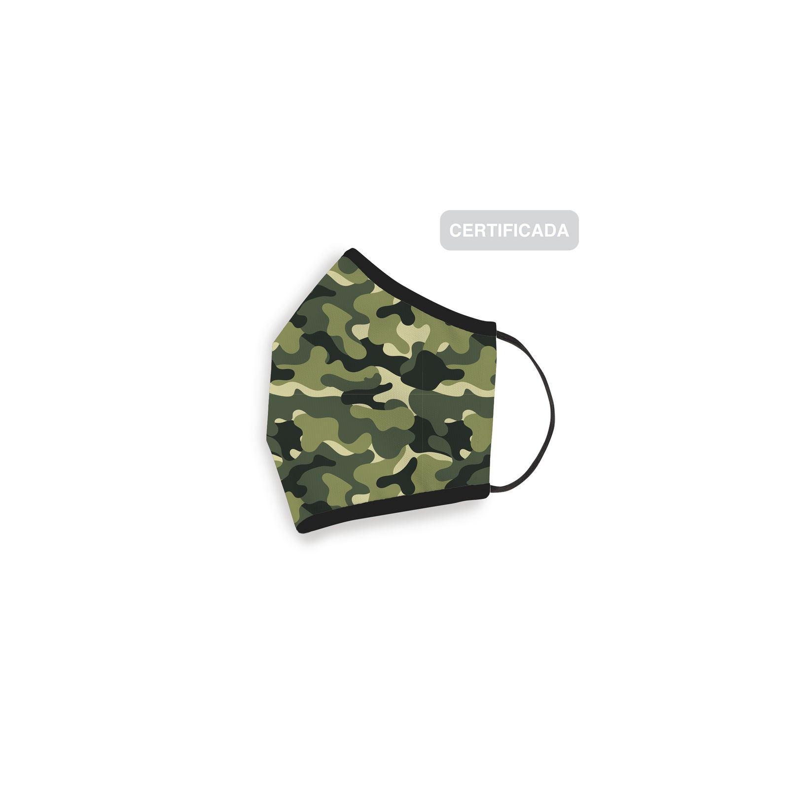 Mascarilla higienica reutilizable adulto camuflaje