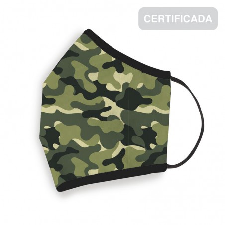 Mascarilla Higienica Reutilizable Adulto Camuflaje