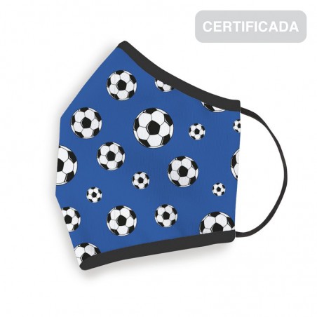 Mascarilla Higienica Reutilizable Infantil 10 12 Años Futbol