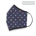 Mascarilla Higienica Reutilizable Infantil 10 12 Años Estrellas