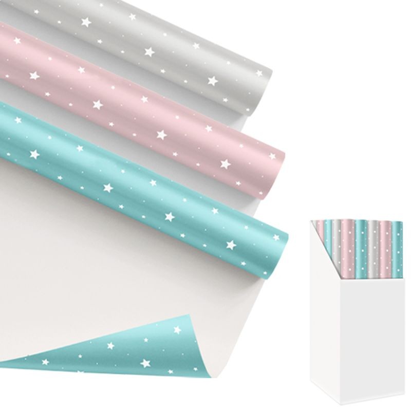 Papel Regalo 200x70cm Estrellas 3c Papel Regalo 200x70cm Estrellas 3c