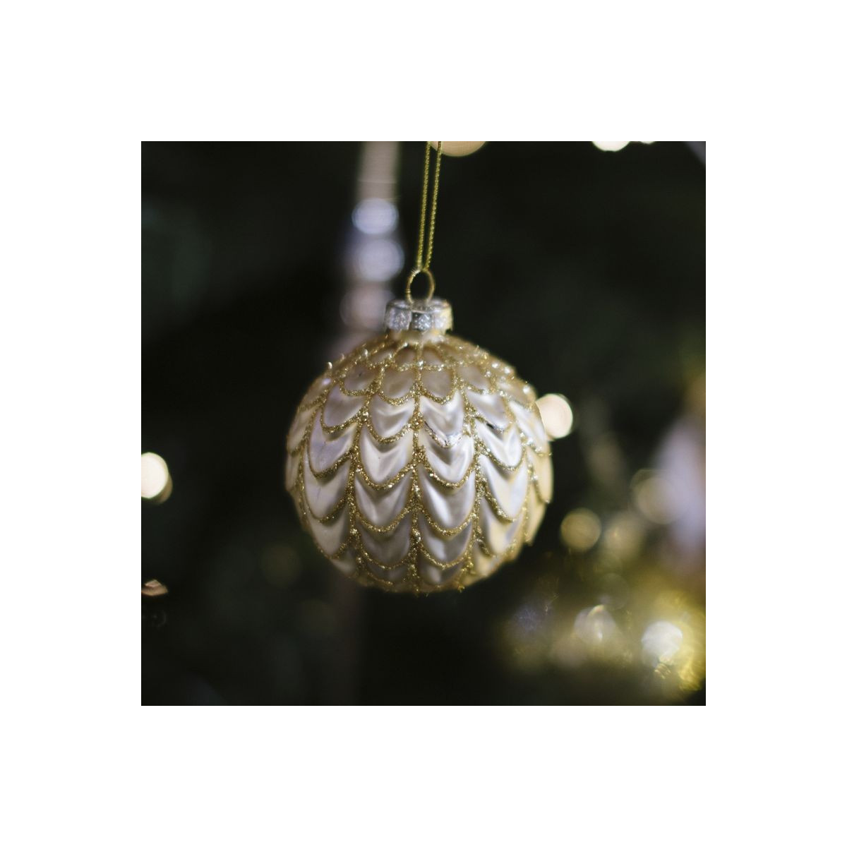 Bola cristal 8cm ornamentada