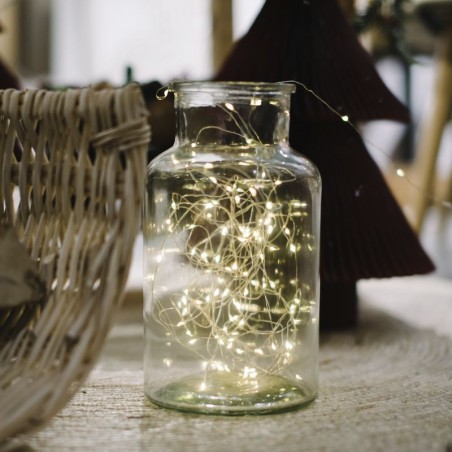 Guirnalda de Luces LED Interior 50 Leds Funciona con Pilas