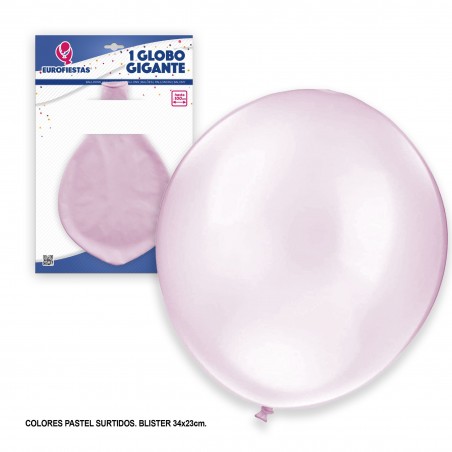 Globo Latex Gigante Pastel 1m