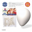 Pack globo blanco 9r 10 unidades