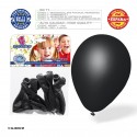 Pack Globo Negro 9r 10 Unidades