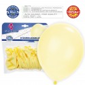 Pack globos pastel 30cm amarillo 25