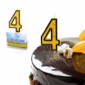 Velas Cumpleaños Nº 4