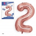 Globo Poliamida Oro Rosa 1m N 2