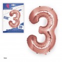 Globo Poliamida Oro Rosa 1m N 3