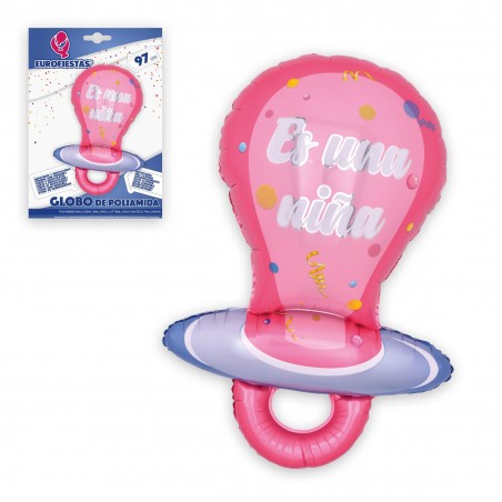 Globo Foil Chupete Es Una Niña 97cm