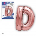 Globo Poliamida Oro Rosa 40cm D