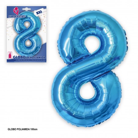 Globo Poliamida 1m Azul 8