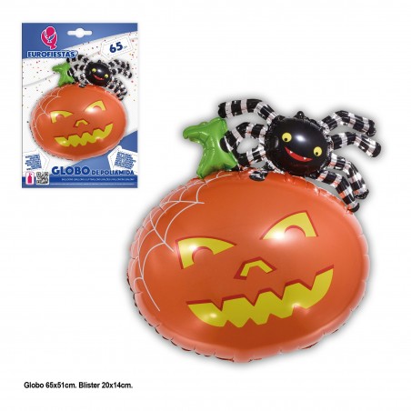 Globo Poliamida 65x51cm Calabaza Halloween