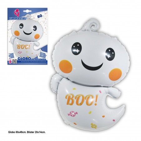 Globo Poliamida 80x49cm Fantasma Halloween