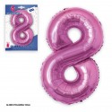 Globo poliamida 1m fucsia 8