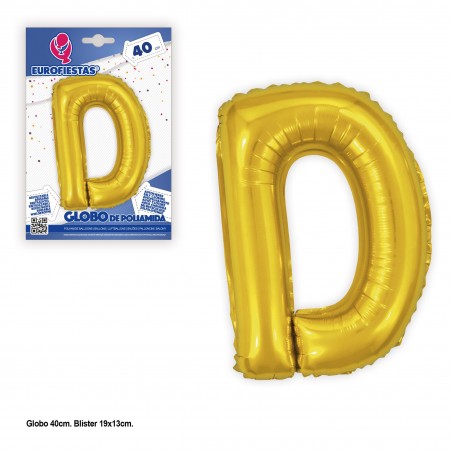 Globos Poliamida 40cm. Oro Brillo D