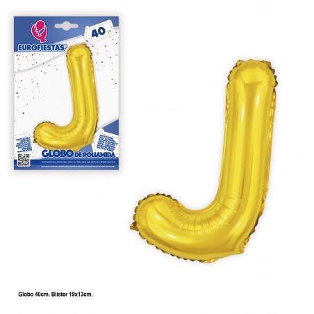 Globo Poliamida 40cm. Oro Brillo J