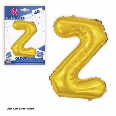 Globo Poliamida 40cm. Oro Brillo Z