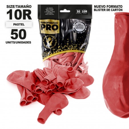 Pack Globos Pro Series 10r 50 Rojo