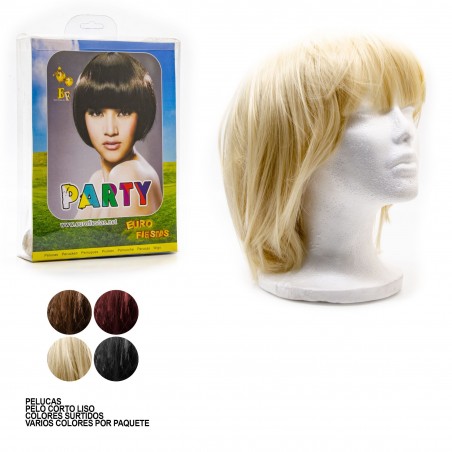 Peluca Pelo Corto Liso