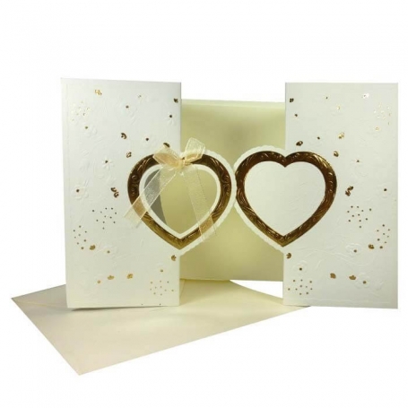 Tarjetas De Invitación De Boda Baratas Golden