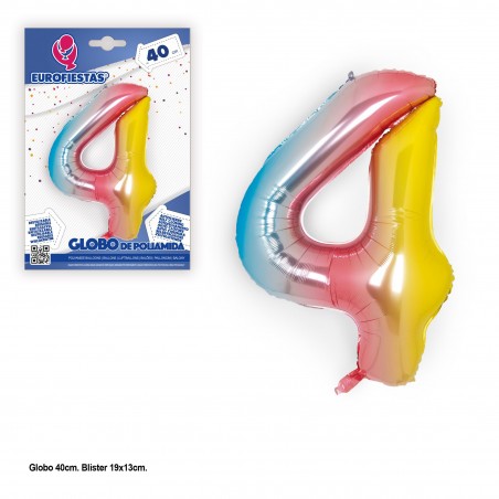 Globo Poliamida 40cm Tonos 4