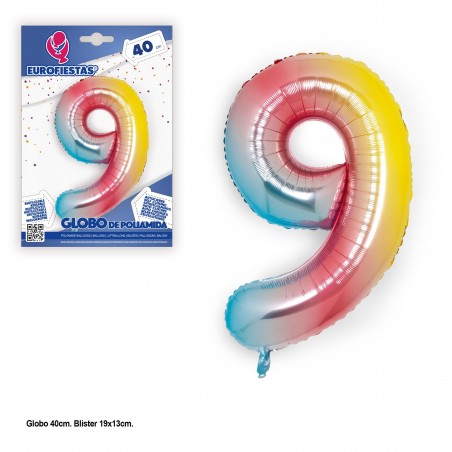 Globo Poliamida 40cm Tonos 9