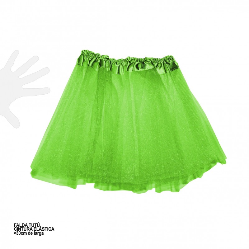 Falda hada pequeña verde