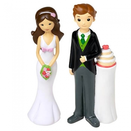 Figura mujer para tarta de boda