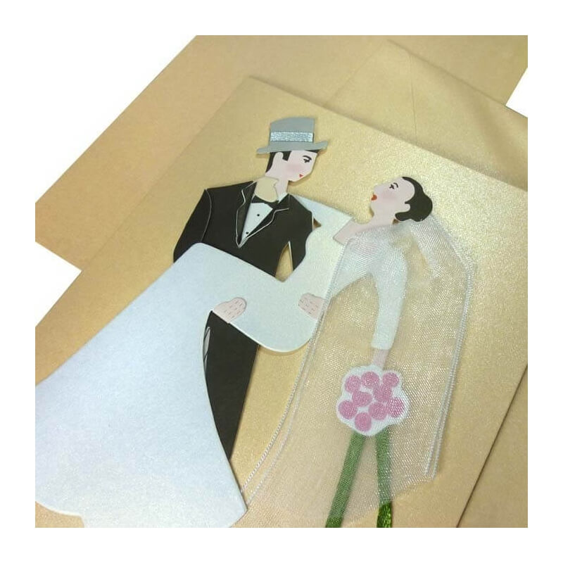 Invitaciones De Boda Novios Simpáticos Invitaciones De Boda Novios Simpáticos