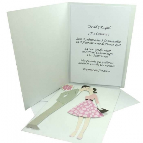 Invitaciones De Boda Beso