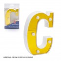 Letra led 16cm oro c