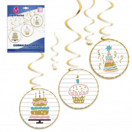 Guirnalda Espiral Dulces