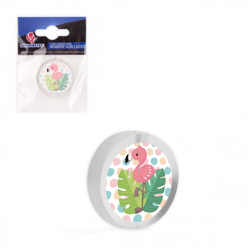 Nombre Led Circulo Flamingo Nombre Led Circulo Flamingo