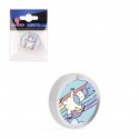 Nombre led circulo unicornio arcoiris
